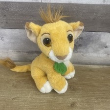 VTG Mattel Disney Lion King Simba Cub Purring Plush Figure 1993