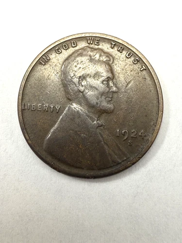 ** 1924-S LINCOLN CENT-  VF  (UPGRADE THAT SPOT IN YOUR SET)  PRICED TO SELL **