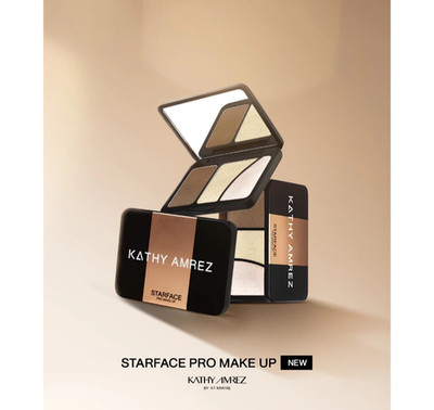 KATHY AMREZ STARFACE PRO MAKEUP 3-in-1 Contour, Blur Powder and Highlighter