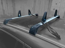 Roof Rack and Load Stops Ladder Tilt For Fiat 500X 2015 - 2019 Silver