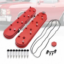 Boltrapro Red Aluminum Tall Ls Valve Covers Coil Mounts Fit Gm Ls1 Ls2 Ls3 Ls6