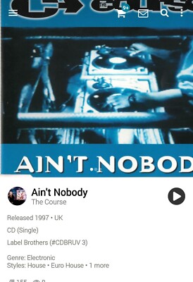 The Course ~ Ain't Nobody CDS Single 1997 [Unreleased Tracks/Videos]