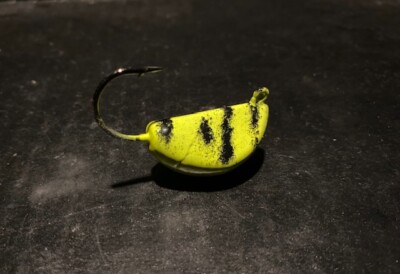 10 Esche Banana Jig Glow Per Tog, Blackfish E Pesci Di Fondo – Da 1/8