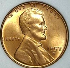1957-D 1C Lincoln Wheat Cent BU 22cl0806