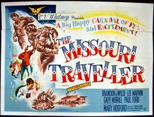 MISSOURI TRAVELLER 1958 Brandon De Wilde Lee Marvin JOCK HINCHLIFFE UK QUAD