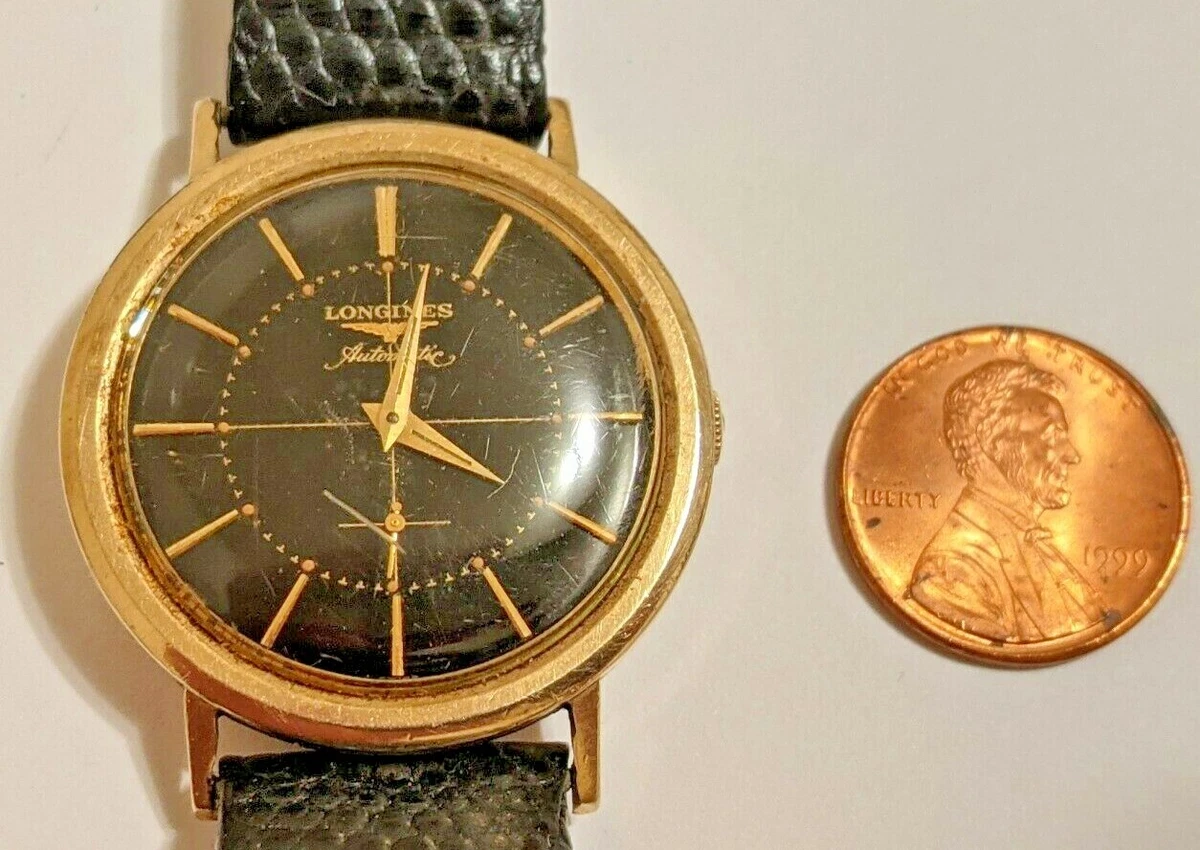 VINTAGE LONGINES AUTOMATIC SWISS WATCH S W GOLD FILLED CASE