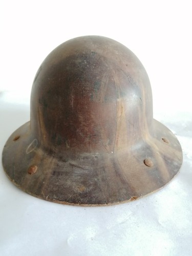 Vintage Romanian fireman helmet cap 