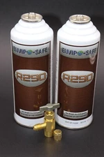 R290 Refrigerant (2 cans!) with T Handle Top Tap #9937