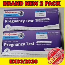 Pregnancy Test Walgreens One Step Analog 2PKS EX03/2026