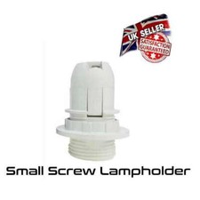 Bulb Holder Small Screw E14 SES Black / White Plastic Lamp holder For Table Lamp