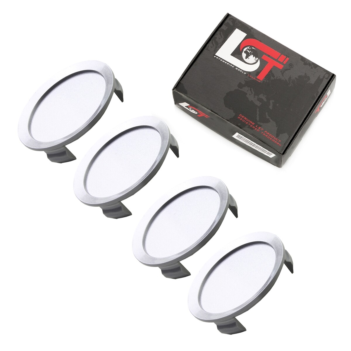 4x Wheel Hub Cap Silver ø 75mm for RENAULT