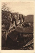 Old postcard postcard Rothenburg - view from wehrgang from near the city of GERMANY (1074531)