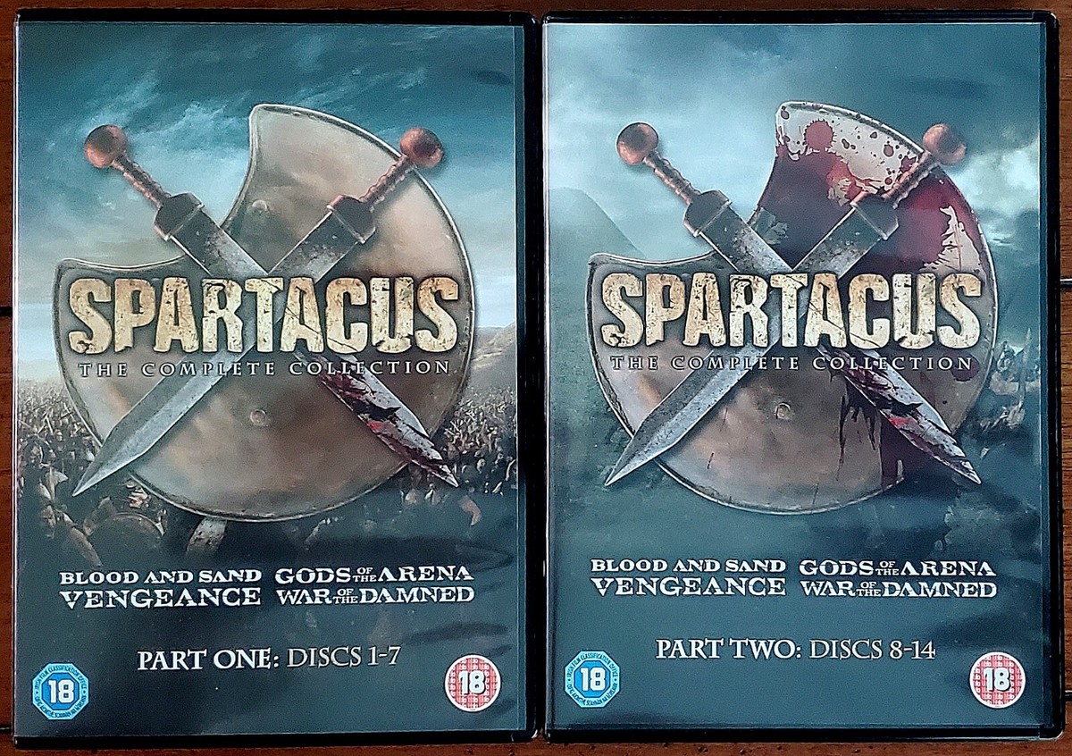 Spartacus The Complete Collection [DVD] REGION 2 LIKE NEW CONDIT