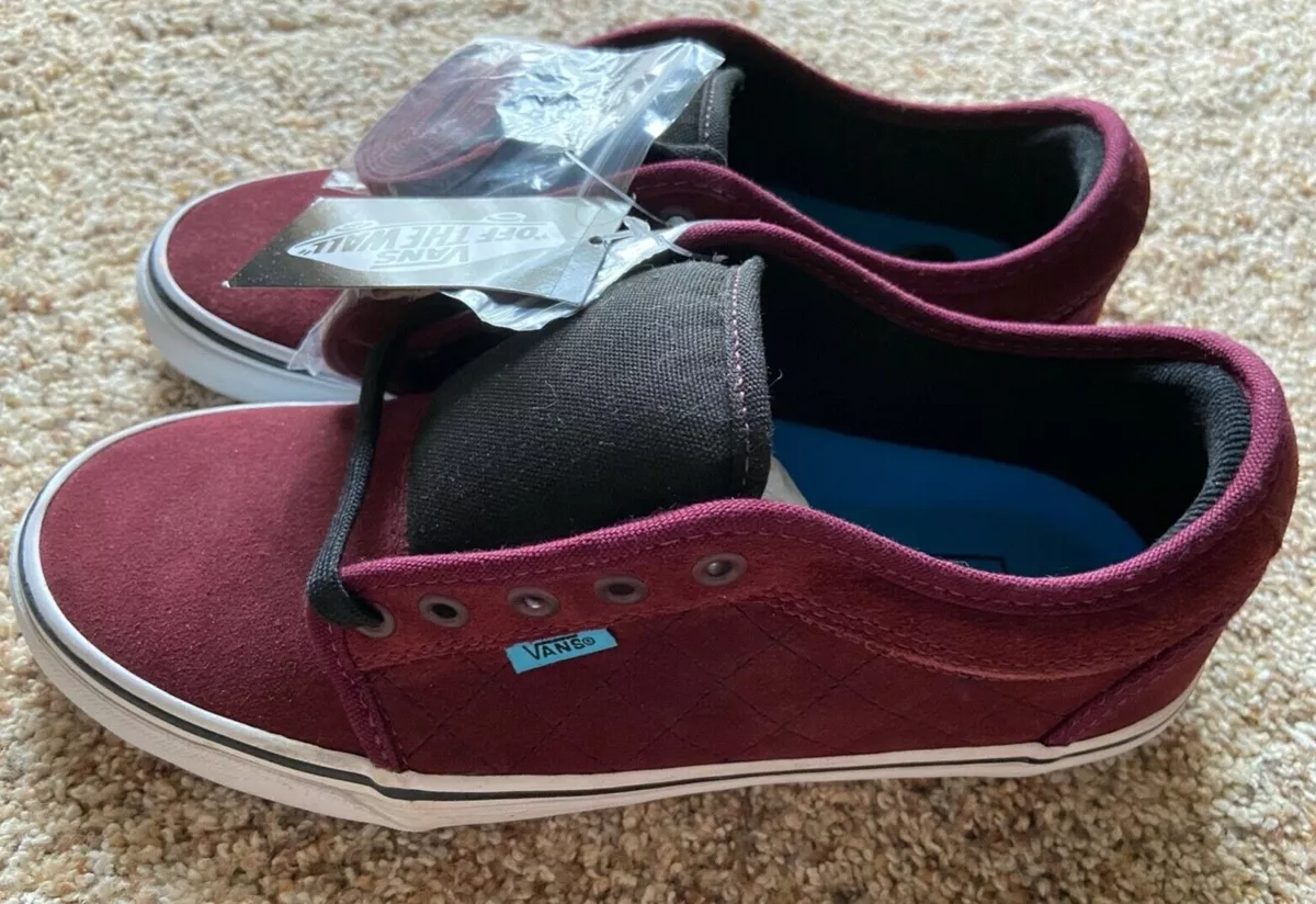 Maroon and hotsell black vans