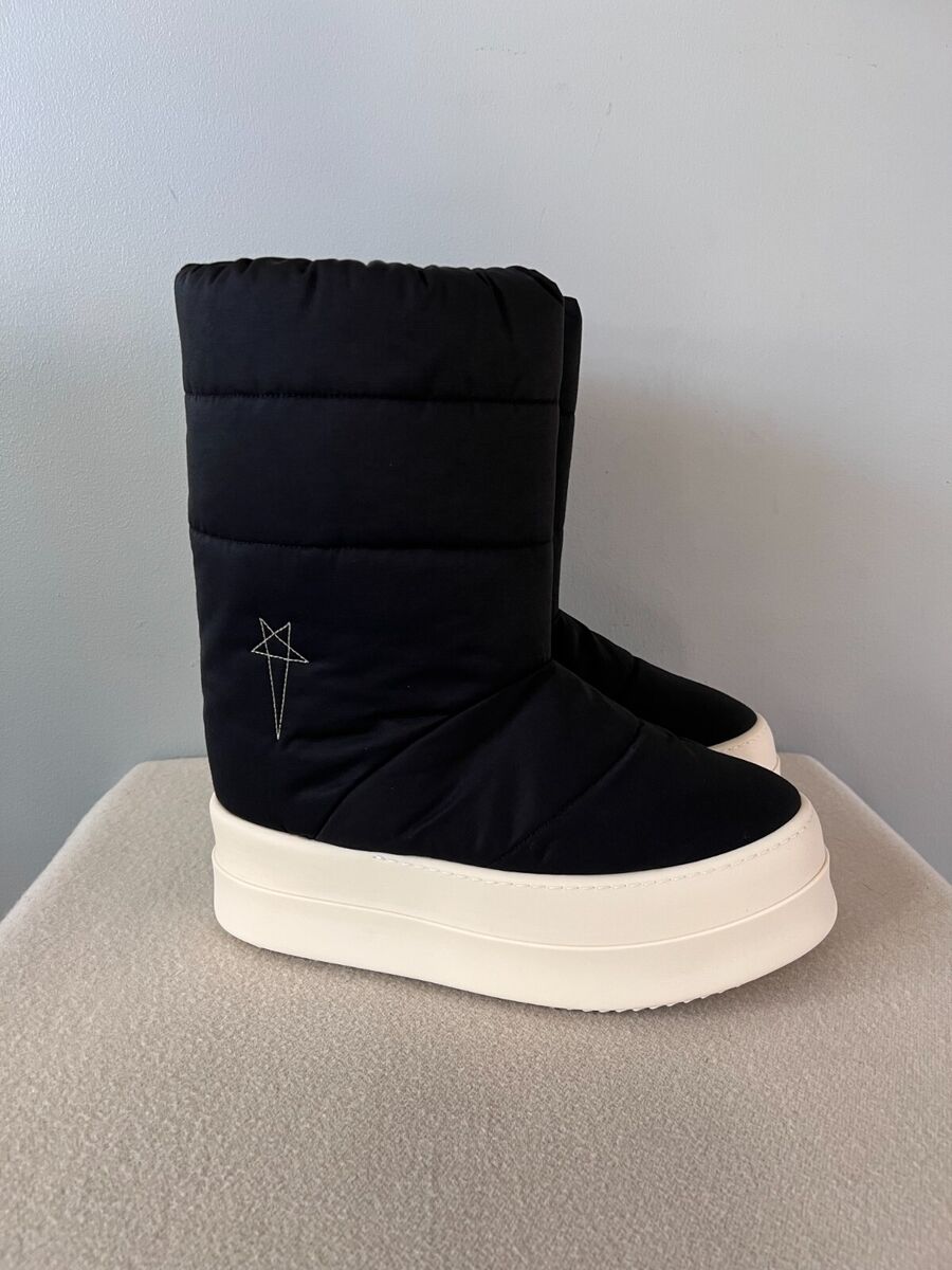 Rick Owens DRKSHDW Mega Bumper Lunar Boots - Size 45 - Black Rick Owens DRKSHDW Mega Bumper Lunar Boots - Size 45 - Black
