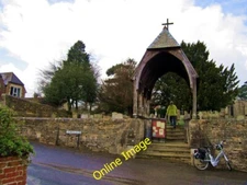 Photo 6x4 Entrance to St. Mary's Church Ashwell/SK8613 Lych-gate and ste c2012