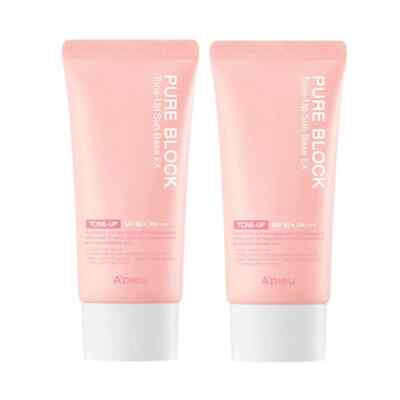 A'PIEU Pure Block Tone-Up Sun Base EX SPF50+ PA+++ 50ml x 2ea K-beauty