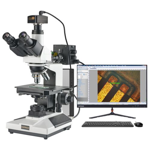 KOPPACE 380X-3000X Electron Metallurgical Microscope 5 Million Pixels USB2.0 - Picture 1 of 13