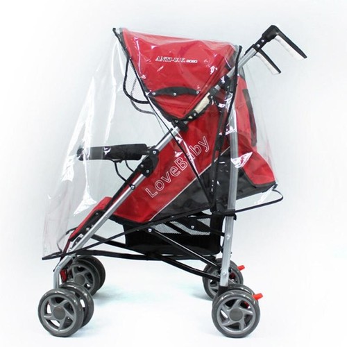 Cat Dog Pet Carrier Stroller Cart Dust Waterproof Jogger Universal Rain Cover - Picture 2 of 15