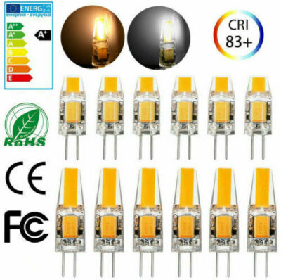 1-10x G4 COB LED 3W5W Mini Birne Silicia 12V Leuchtmittel Stecksockellampe Lampe