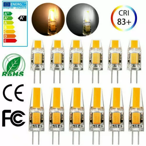 1-10x G4 COB LED 3W5W mini lampadina silice 12V lampadina lampada a innesto lampada - Foto 1 di 24