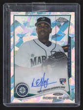 2014 Topps Chrome #RE Roenis Elias RC Atomic Auto #'d /10