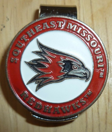 Southeast Missouri Redhawks 1" Golf Ball Marker 2Sided & Hat Clip