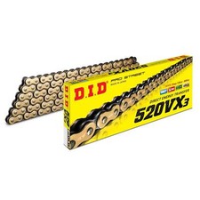 DID Kette 520VX3gold f&uuml;r APRILIA Tuareg125 Rally Baujahr 85-87