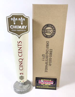 Chimay Cinq Cents Belgian Trappist Ale Beer Tap Handle 11  Tall Brand New In Box