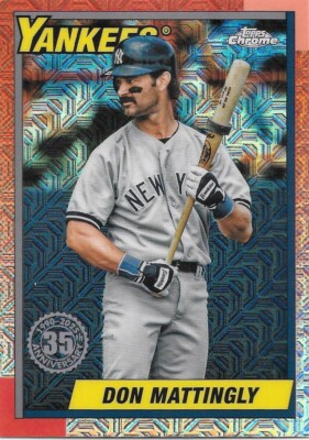 2025 Topps Series 1 1990 Topps Baseball Chrome Silver Pack Singles