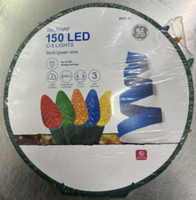 150 GE StayBright Multi-Color C5 LED Lights - on Reel - 847984 - NEW