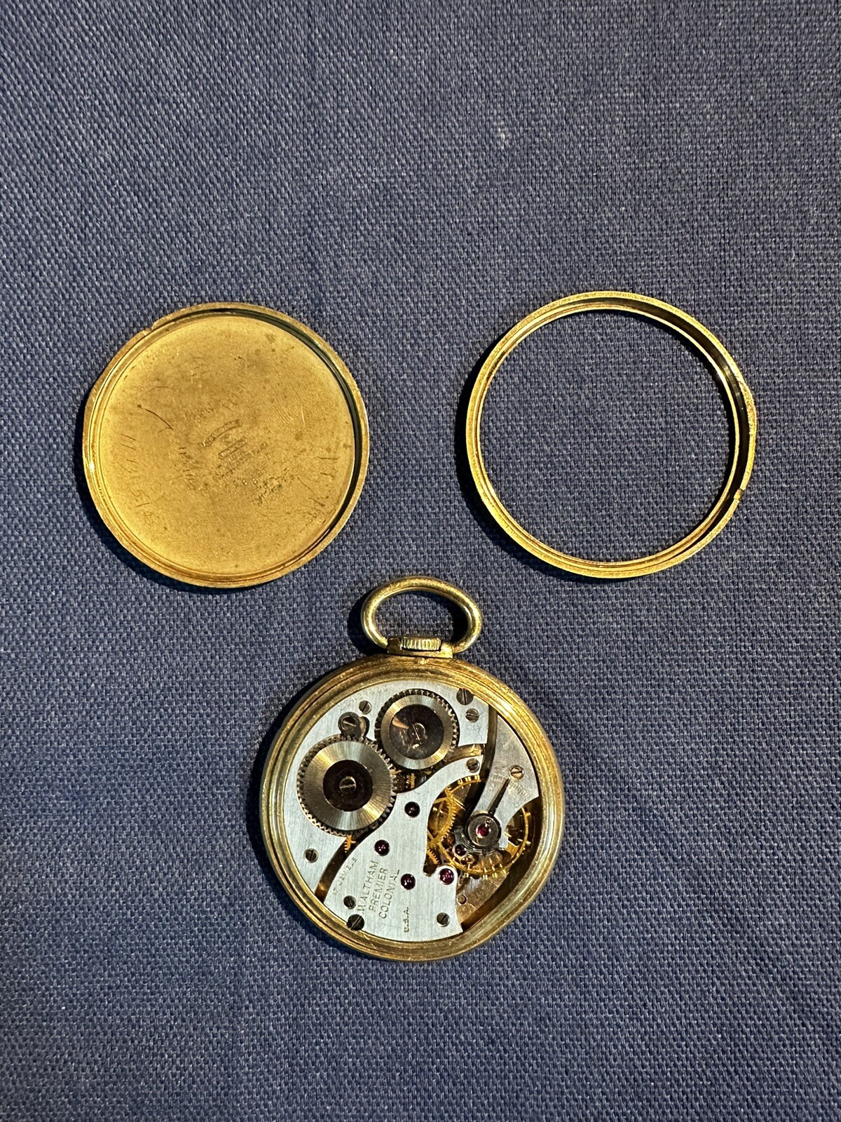 Vintage American Waltham Gold Filled Pocket Watch “PARTS ONLY” eBay