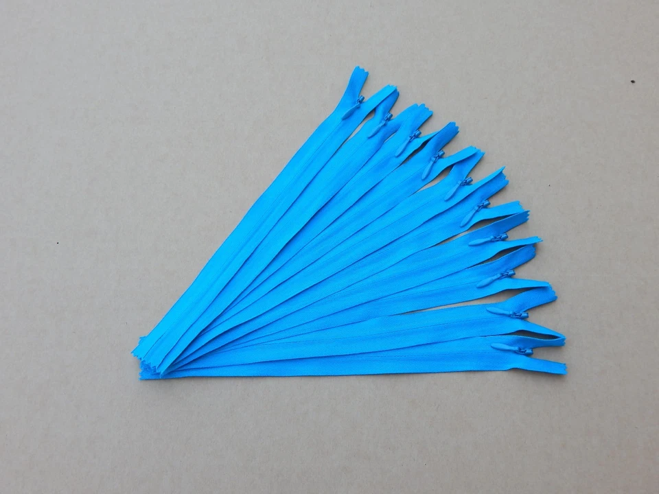 INVISIBLE ZIPPER ASSORTMENT, 38 COLORS, 4 SIZES, FREE SHIPPING IN USA - Image 3 of 4