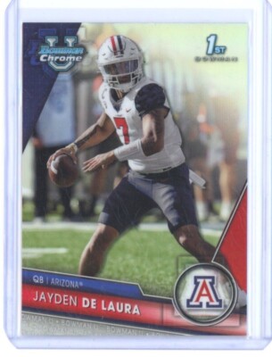 JAYDEN DE LAURA 2023 BOWMAN CHROME 1ST REFRACTOR ARIZONA