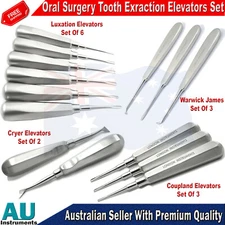 Dental Elevators Extraction Oral Surgery Extracting Tooth Loosening Luxating New