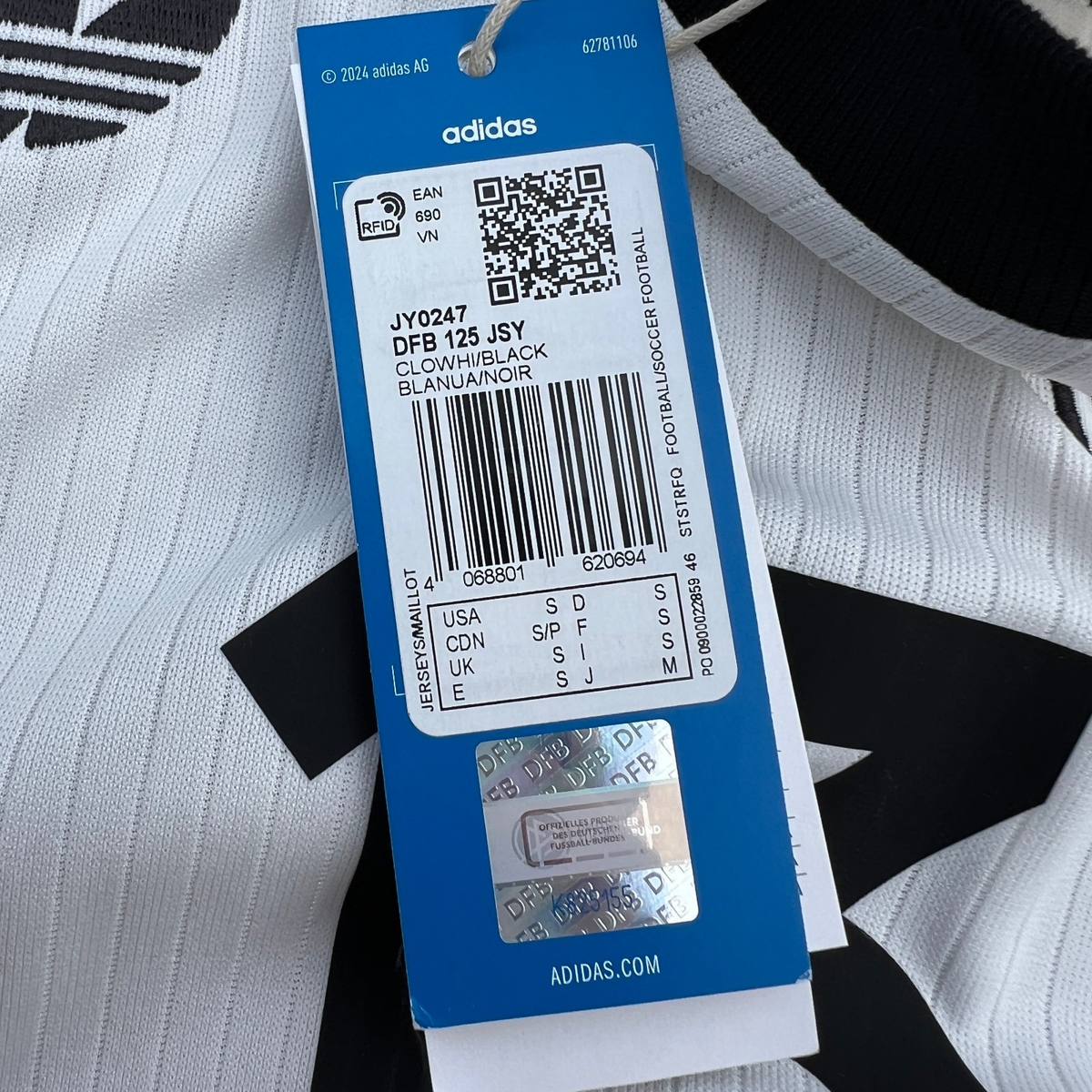 Muller Germany Jersey 125th Anniversary Adidas Soccer Shirt JY0247