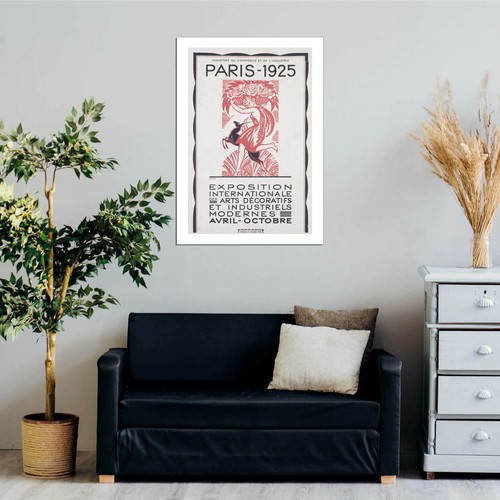 The 1925 Parigi Esposizione Poster Arte Murale Stampa - Picture 5 of 12