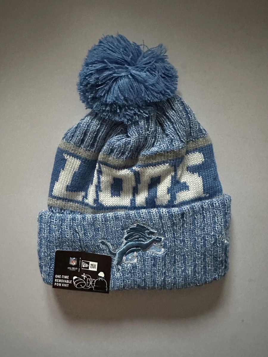 detroit lions bobble hat