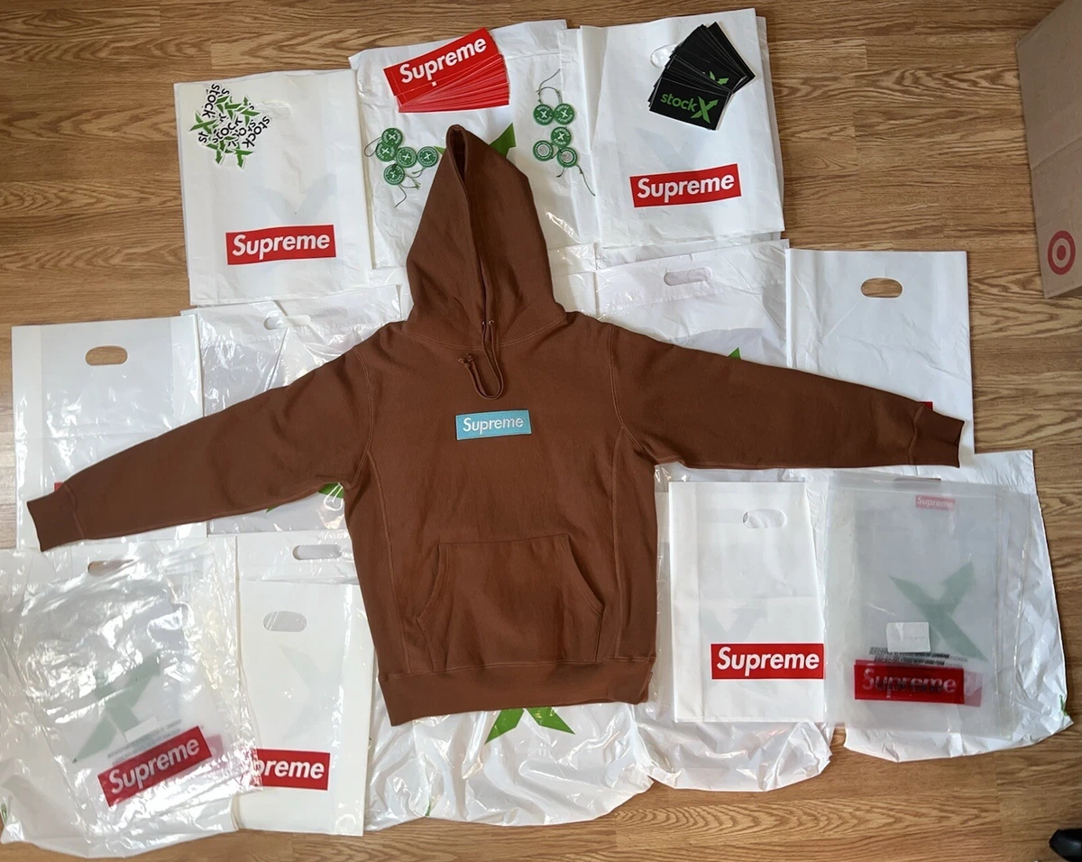 Supreme Box Logo Hooded Sweatshirt Brown (FW17)