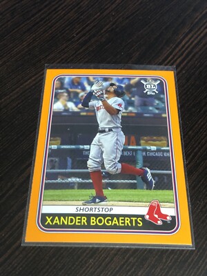 2020 Topps Big League Orange Parallels #90 Xander Bogaerts Red Sox