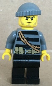 LEGO&reg; - Minifigure Town City Police Burglar 60006 60008 60009 - cty364 cty0364