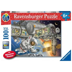 NEW & SEALED Ravensburger 13366 On The Space Station 100 Pc XXL Jigsaw Puzzle