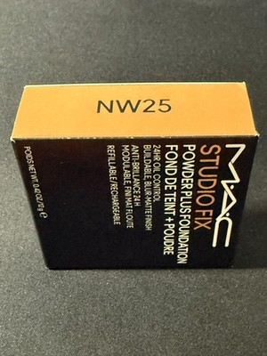 M.A.C Studio Fix Powder Plus Foundation 24HR Oil Control - NW25 - 0.42oz/12g-NIB