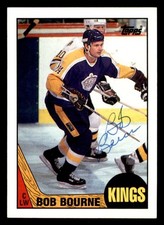 1987 Topps Hockey #167 Bob Bourne Signed Autograph (no COA)