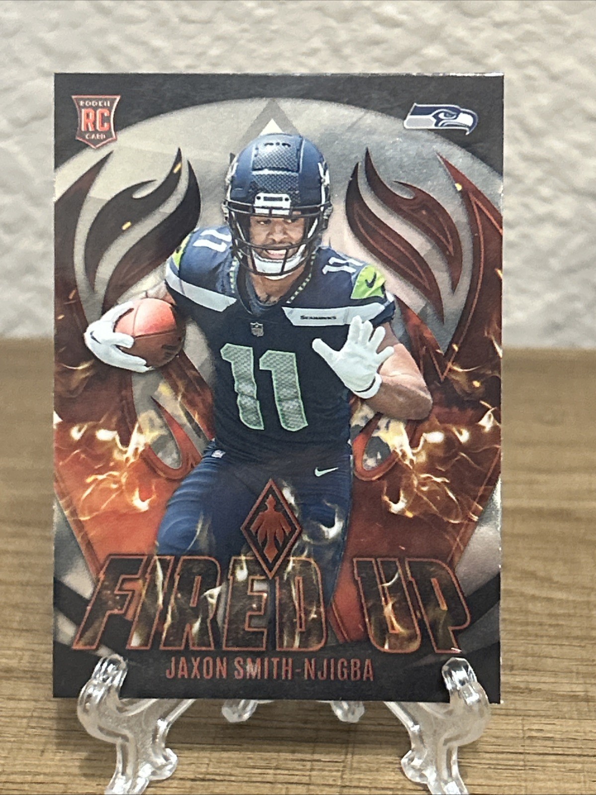 2023 Panini Phoenix - Fired Up Jaxon Smith-Njigba #FU-12 Silver (RC)