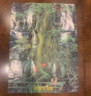 secret of mana snes poster