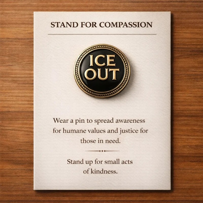 Note 5 Pin Compassion Keepsakes Lapels Pin Set Including Sentimental Note Card for ...