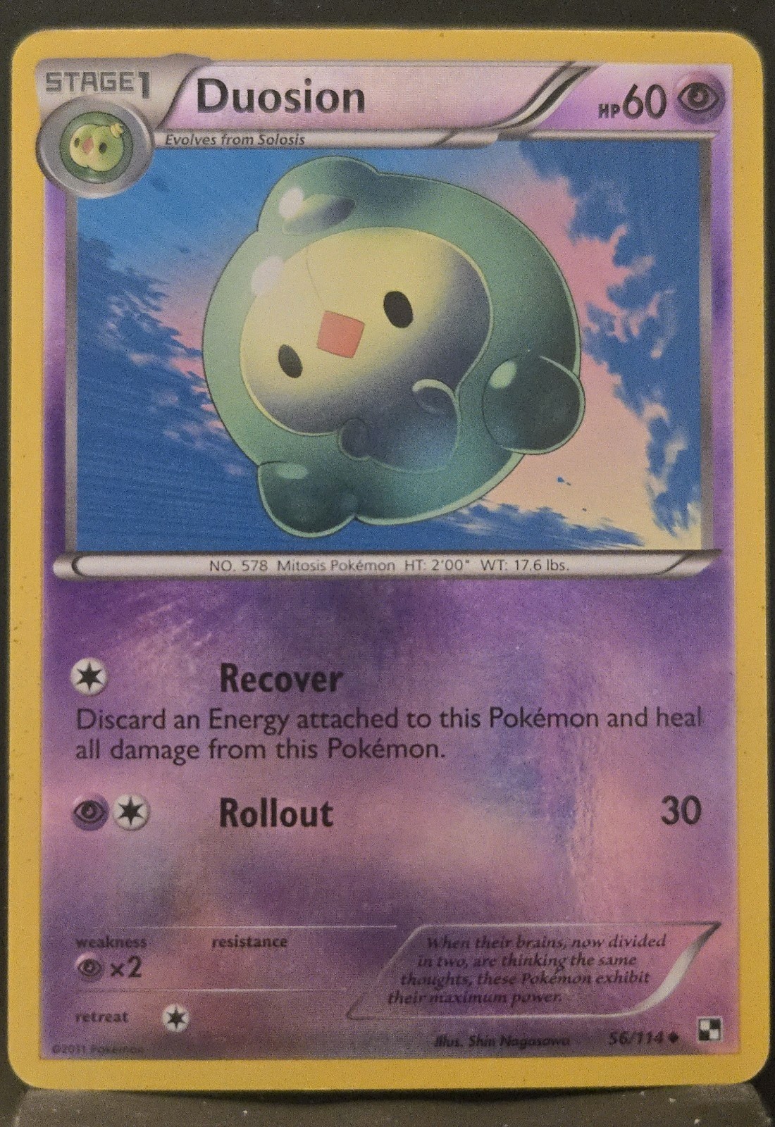 Duosion 56/114 - Pokemon TCG Black & White - LP