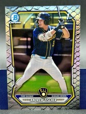 2026 Bowman Andrew Fischer 1st Reptilian Refractor - Brewers