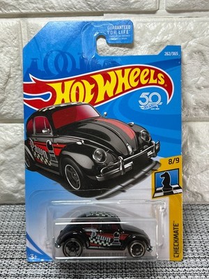 Hot Wheels Checkmate 8/9 Volkswagen Beetle 262/365 Black